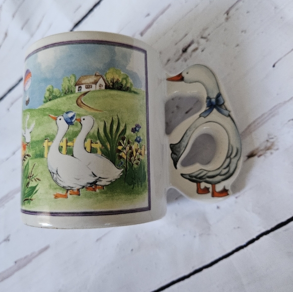 Vintage Farm Ducks Made in Japan Coffee Tea Mug - Picture 7 of 8